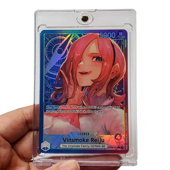 Vinsmoke Reiju Leader OP06-042 Alt Art One Piece Card Game English - Picture 1 of 4